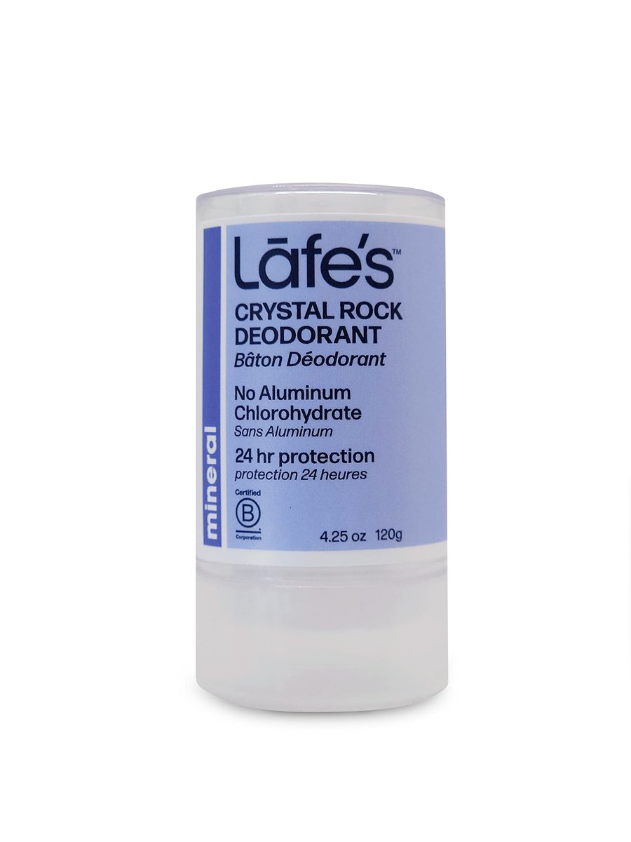 Lafe's Natural Deodorant | Unscented Crystal Mineral Rock Deodorant | 4.25 oz - görsel 1