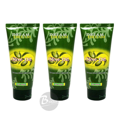 Dream Body Olive Oil 100ml (Pack of 3) - Pure Moisturizing Oil for Skin & Hair