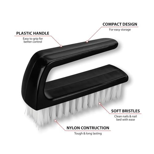 Performance Tool W3300 Nail Brush – Heavy-Duty Nylon Cleaning Brush for Hands & Nails - görsel 3