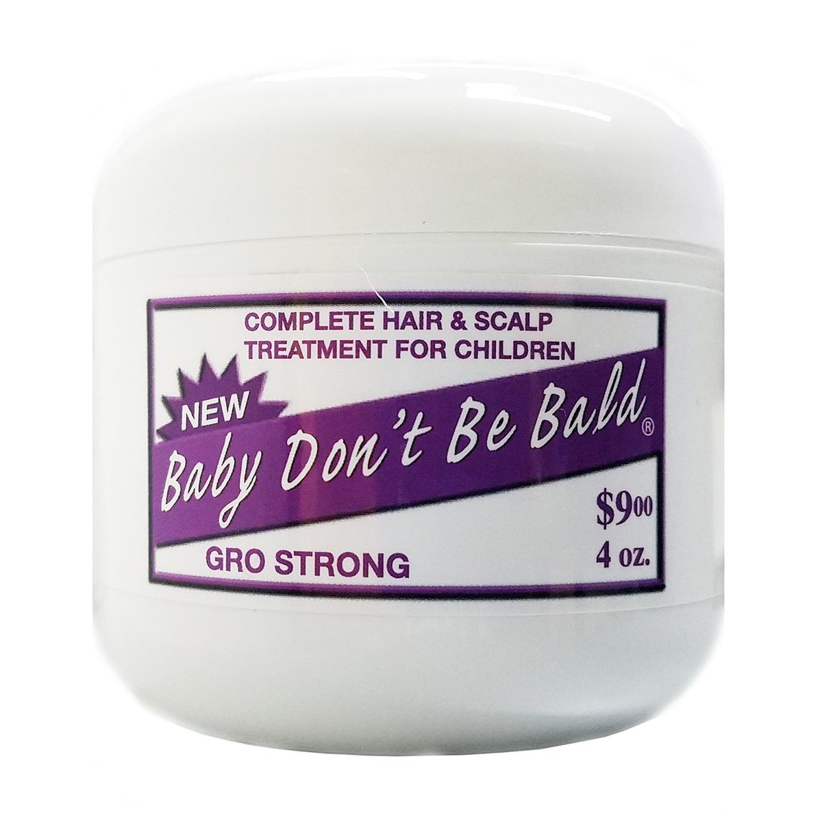 Baby Don't Be Bald Gro Strong Hair Serum – 4 oz | Strengthening & Moisturizing Formula - görsel 1