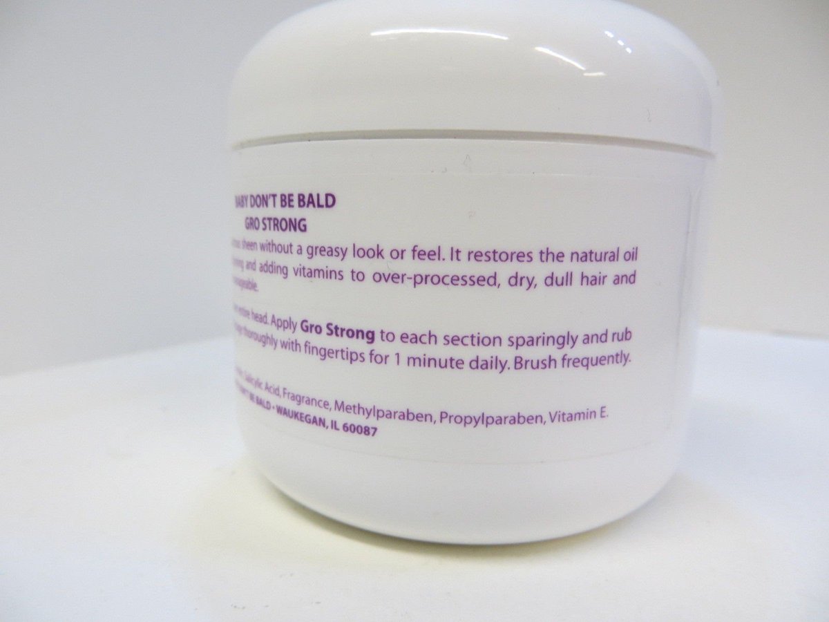 Baby Don't Be Bald Gro Strong Hair Serum – 4 oz | Strengthening & Moisturizing Formula - görsel 5