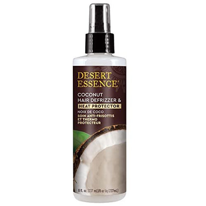 Desert Essence Coconut Hair Defrizzer & Heat Protector - 8.5 fl oz, Gluten Free, Vegan, Cruelty Free Avelisse