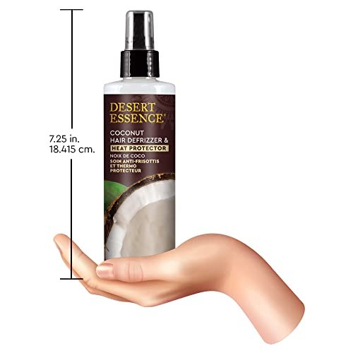 Desert Essence Coconut Hair Defrizzer & Heat Protector - 8.5 fl oz, Gluten Free, Vegan, Cruelty Free Avelisse