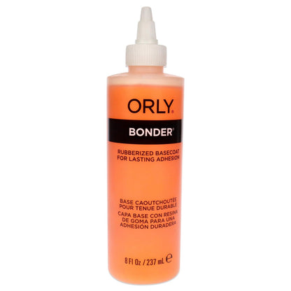 ORLY Bonder Rubberized Basecoat – 8 oz Professional Nail Base Coat for Longer-Lasting Manicures