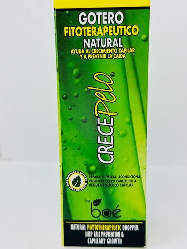 Natural Phytotherapeutic Hair Growth Dropper – 4.25 oz – Intensive Scalp Treatment for Hair Loss Prevention & Regeneration – Strengthens & Hydrates Follicles – 100% Natural Extracts