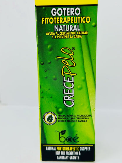 Natural Phytotherapeutic Hair Growth Dropper – 4.25 oz – Intensive Scalp Treatment for Hair Loss Prevention & Regeneration – Strengthens & Hydrates Follicles – 100% Natural Extracts