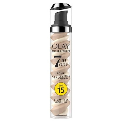 Olay Total Effects Tone Correcting Face Moisturizer with Sunscreen SPF 15 for Light to Medium Skin Tones - 1.7 oz Avelisse