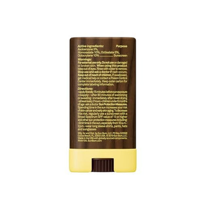 Sun Bum Original SPF 30 Face Stick Sunscreen - Water-Resistant Broad Spectrum Facial Sunscreen with Vitamin E - Hawaii 104 Act Compliant - Travel Friendly - 0.45 oz Avelisse