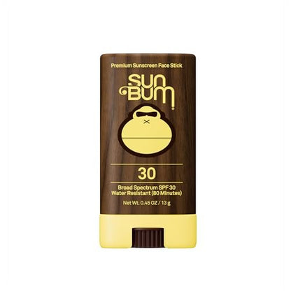 Sun Bum Original SPF 30 Face Stick Sunscreen - Water-Resistant Broad Spectrum Facial Sunscreen with Vitamin E - Hawaii 104 Act Compliant - Travel Friendly - 0.45 oz Avelisse