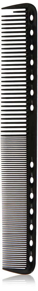 YS Park 339 Fine Cutting Comb – Carbon Black Professional Hair Comb - görsel 1