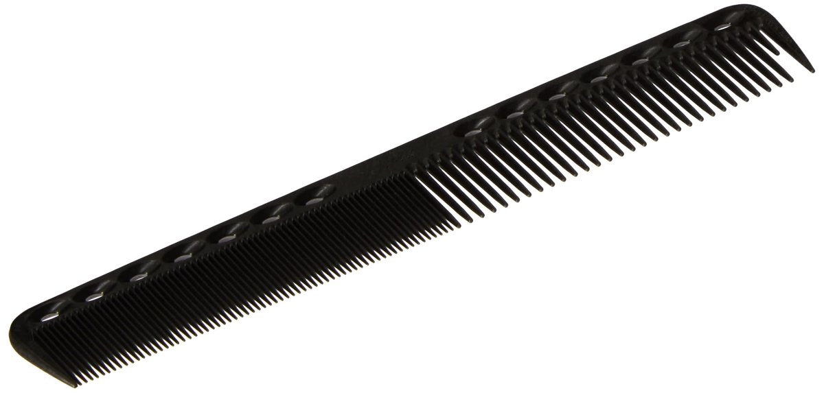 YS Park 339 Fine Cutting Comb – Carbon Black Professional Hair Comb - görsel 3