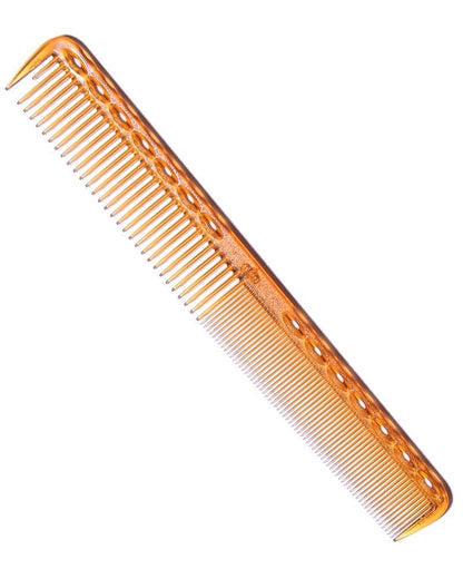 YS Park 339 Fine Cutting Comb - Camel (7 Inch) - Precision Hair Cutting Comb for Professional Stylists