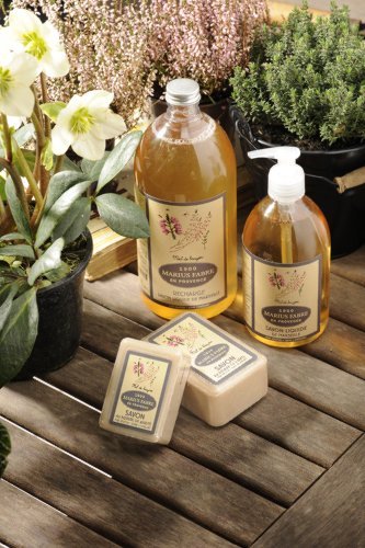 Marius Fabre Marseille Liquid Soap Refill - Honey & Heather, 33.81 Fl Oz (1 Liter)