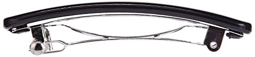 Goody Classic Oblong Autoclasp Hair Clips - 4 Pack, Black, Metal - görsel 6