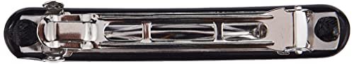 Goody Classic Oblong Autoclasp Hair Clips - 4 Pack, Black, Metal - görsel 4