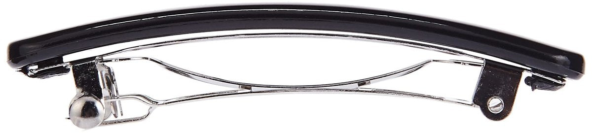 Goody Classic Oblong Autoclasp Hair Clips - 4 Pack, Black, Metal - görsel 5