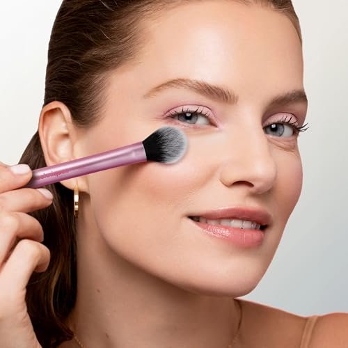 Real Techniques Setting Brush – Ultra Plush Custom Cut Synthetic Bristles, Extended Aluminum Ferrule, Buildable Coverage - görsel 12
