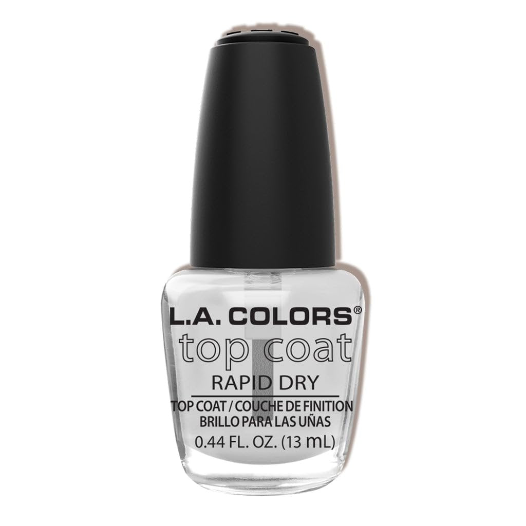 L.A. COLORS Top Coat CNP192 - High-Shine Protective Nail Top Coat, 0.44 Fl Oz - görsel 1
