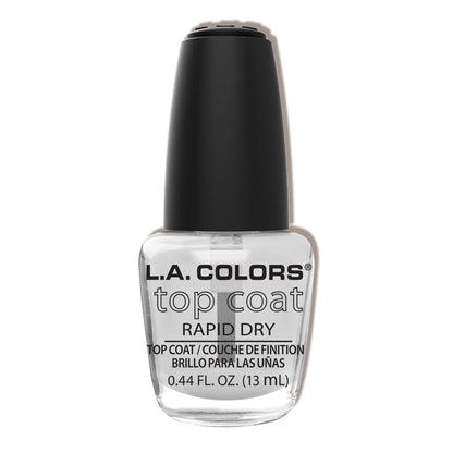 L.A. COLORS Top Coat CNP192 - High-Shine Protective Nail Top Coat, 0.44 Fl Oz