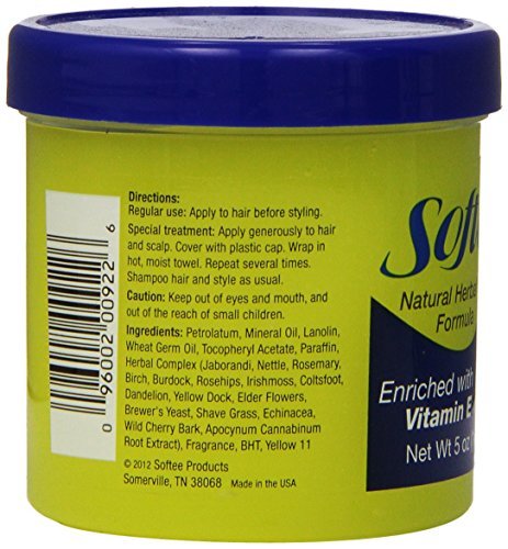 Softee Hair Food with Vitamin E, 5 oz - Nourishing Deep Conditioner for All Hair Types - görsel 3