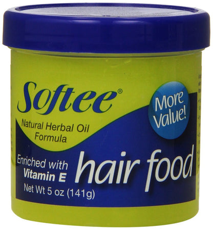 Softee Hair Food with Vitamin E, 5 oz - Nourishing Deep Conditioner for All Hair Types