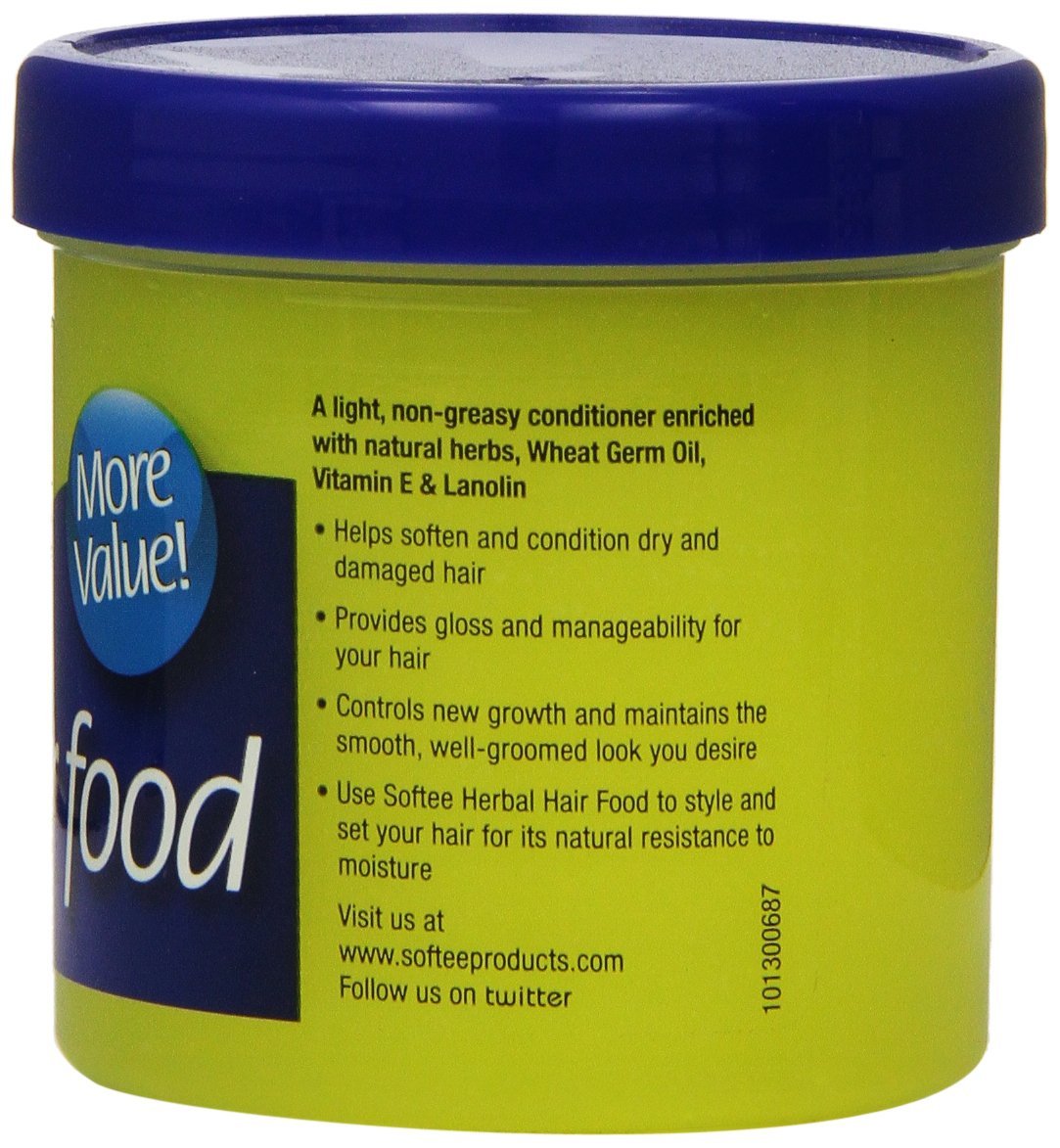 Softee Hair Food with Vitamin E, 5 oz - Nourishing Deep Conditioner for All Hair Types - görsel 6