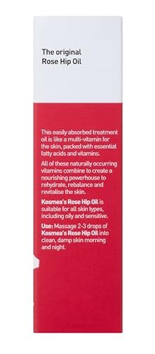 Kosmea Rosehip Oil – Anti-Aging Face & Body Oil, Super-Critically Extracted, 0.68 fl oz Avelisse
