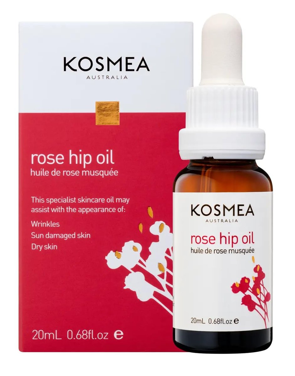 Kosmea Rosehip Oil – Anti-Aging Face & Body Oil, Super-Critically Extracted, 0.68 fl oz Avelisse