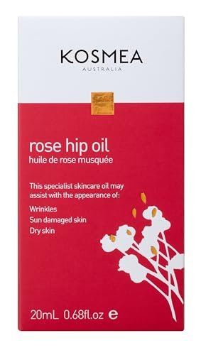 Kosmea Rosehip Oil – Anti-Aging Face & Body Oil, Super-Critically Extracted, 0.68 fl oz Avelisse