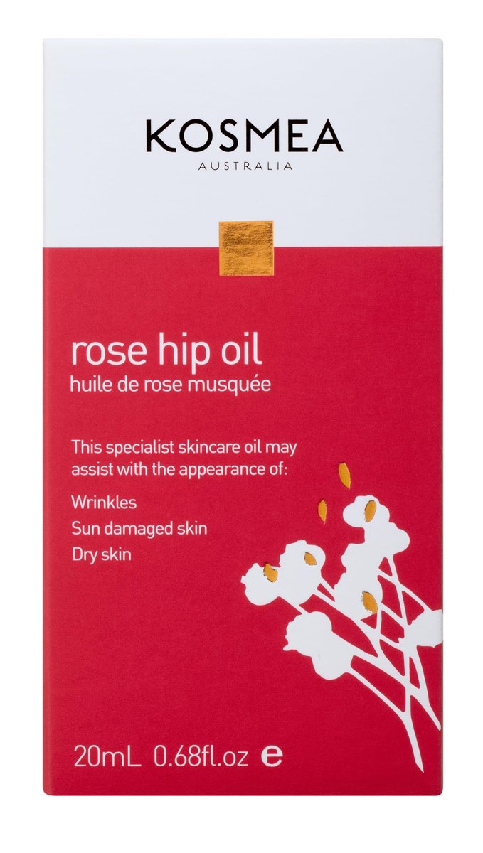 Kosmea Rosehip Oil – Anti-Aging Face & Body Oil, Super-Critically Extracted, 0.68 fl oz Avelisse
