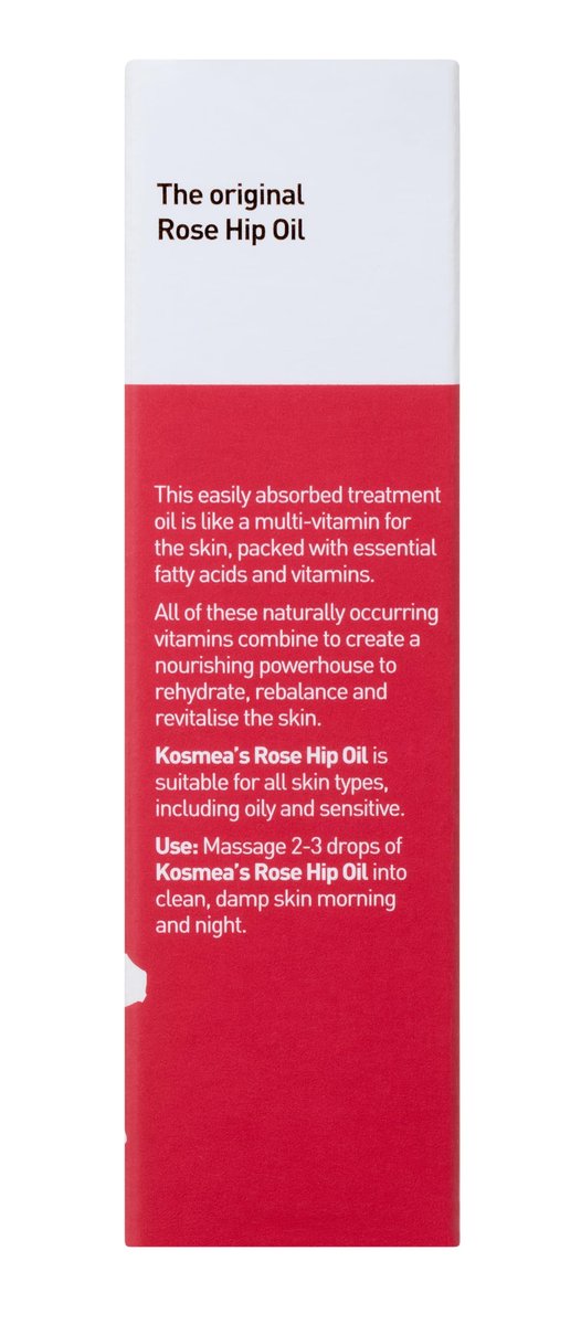 Kosmea Rosehip Oil – Anti-Aging Face & Body Oil, Super-Critically Extracted, 0.68 fl oz Avelisse