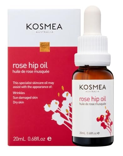 Kosmea Rosehip Oil – Anti-Aging Face & Body Oil, Super-Critically Extracted, 0.68 fl oz Avelisse
