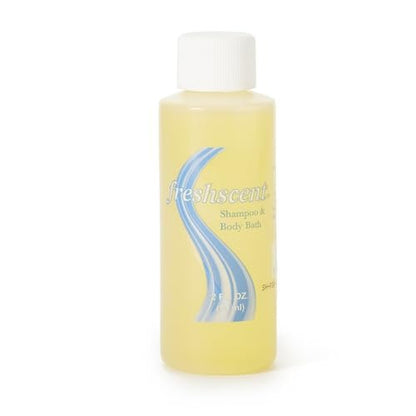 Freshscent 2 oz. Shampoo and Body Bath - Clear Bottle (Pack of 96)