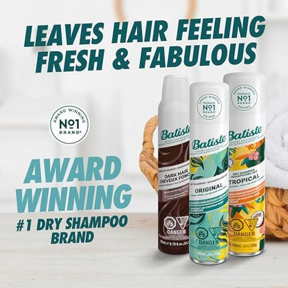 Batiste Dry Shampoo Cherry Fragrance - 6.73 fl. oz. - Refreshing No-Wash Hair Cleanser