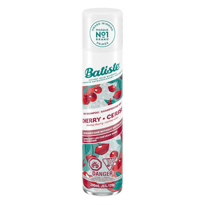 Batiste Dry Shampoo Cherry Fragrance - 6.73 fl. oz. - Refreshing No-Wash Hair Cleanser