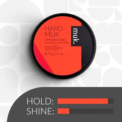 MUK. Hard Duo Hair Styling Mud - Strong Hold & Matte Finish (50g + 95g) Avelisse
