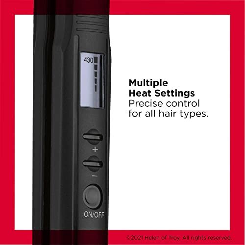 REVLON Perfect Heat Ceramic Digital Flat Iron – 1 Inch, Black Avelisse