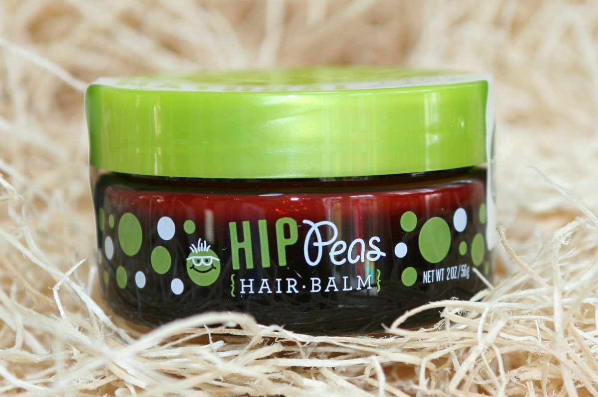 Hip Peas Natural Hair Styling Balm - Light Hold Pomade for Defined, Healthy-Looking Hair (2 oz) - görsel 5