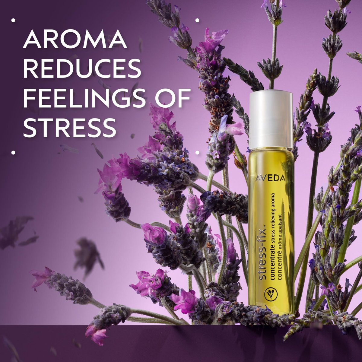 Aveda Stress-Fix Concentrate Rollerball – Reduce Feelings of Stress with Lavender, Lavandin & Clary Sage Aroma, 0.24 Fl Oz Avelisse