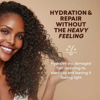 Just Nutritive Leave-In Conditioner – Multi-Tasking Formula for All Hair Types, Fights Frizz & Split Ends, Radiant Shine (16 oz) Avelisse
