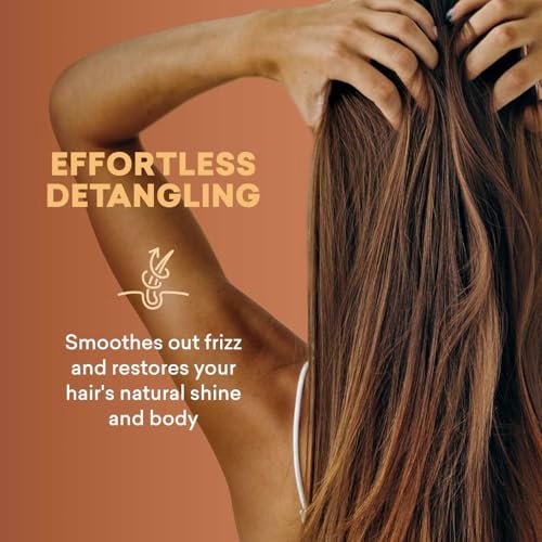 Just Nutritive Leave-In Conditioner – Multi-Tasking Formula for All Hair Types, Fights Frizz & Split Ends, Radiant Shine (16 oz) Avelisse