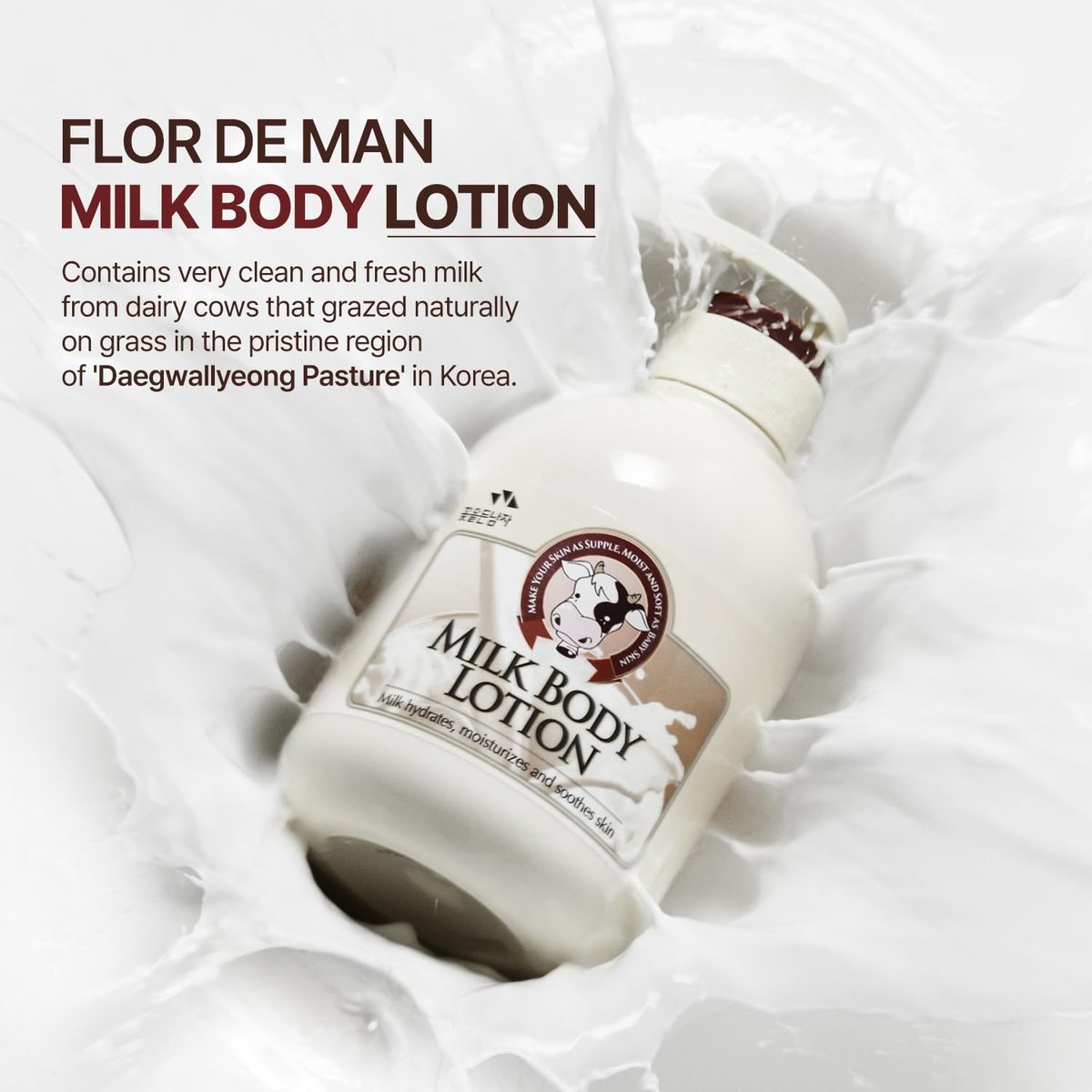 COSMOCOS SOMANG MILK BODY SOOTHING & MOISTURIZING LOTION 500ml – Deep Hydration for Soft, Supple Skin Avelisse