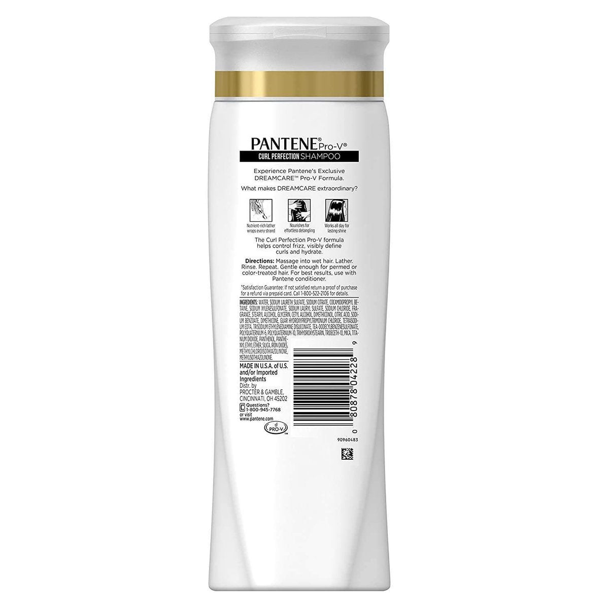 Pantene Pro-V Curly Perfection Moisturizing Shampoo 12.6 oz - görsel 3