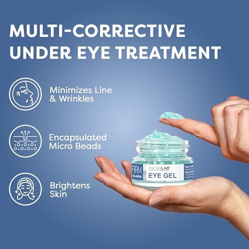 SKIN LAB Lift & Firm Eye Gel – Hydrating Gel Cream with Hyaluronic Acid for Under Eye Moisture & Smoothing, Lightweight Serum for Women & Men, 0.5 oz Avelisse