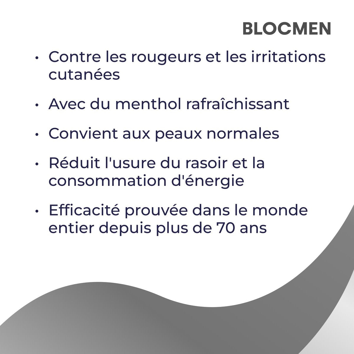 Blocmen Original Pre Shave Powder Stick - 60 g for a Smooth, Irritation-Free Shave Avelisse