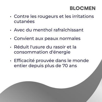 Blocmen Original Pre Shave Powder Stick - 60 g for a Smooth, Irritation-Free Shave Avelisse
