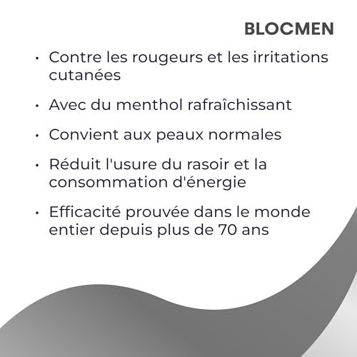 Blocmen Original Pre Shave Powder Stick - 60 g for a Smooth, Irritation-Free Shave Avelisse