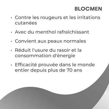 Blocmen Original Pre Shave Powder Stick - 60 g for a Smooth, Irritation-Free Shave Avelisse