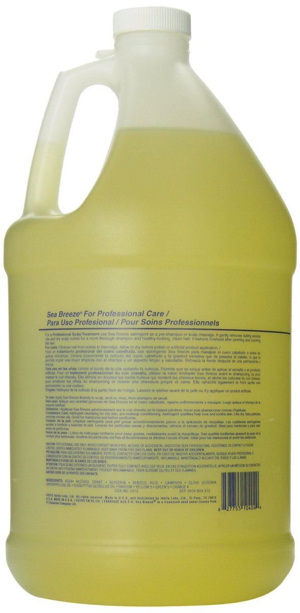 Seabreeze Original Gallon - Gentle Astringent & Toner for Oily Skin, 128 fl oz Avelisse