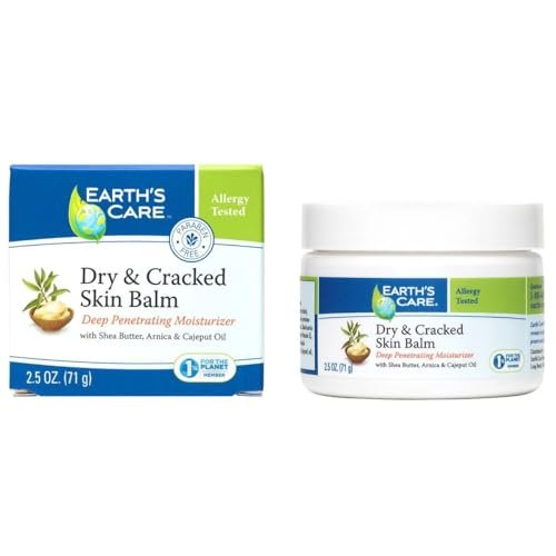 Earth's Care Dry and Cracked Skin Balm - Allergy-Tested, Paraben-Free, Fragrance-Free, 2.5 oz - görsel 2